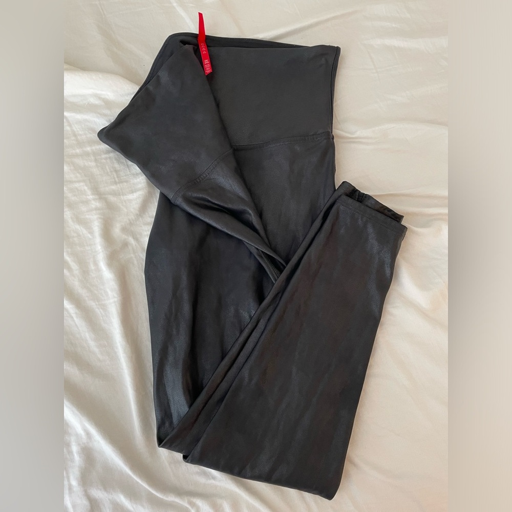 Spanx Faux Leather Leggings - 2X